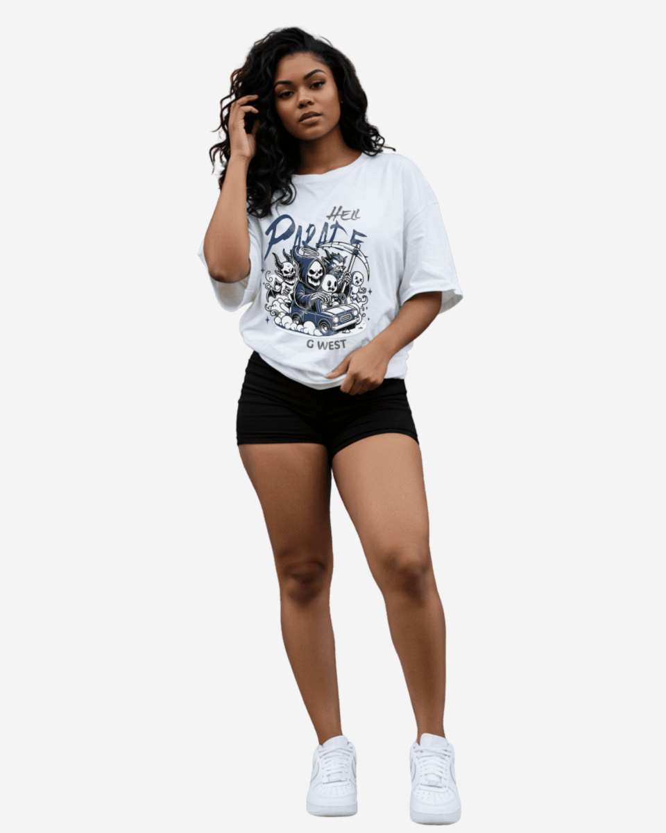 G West Hell Parade Oversized Women's T-Shirt