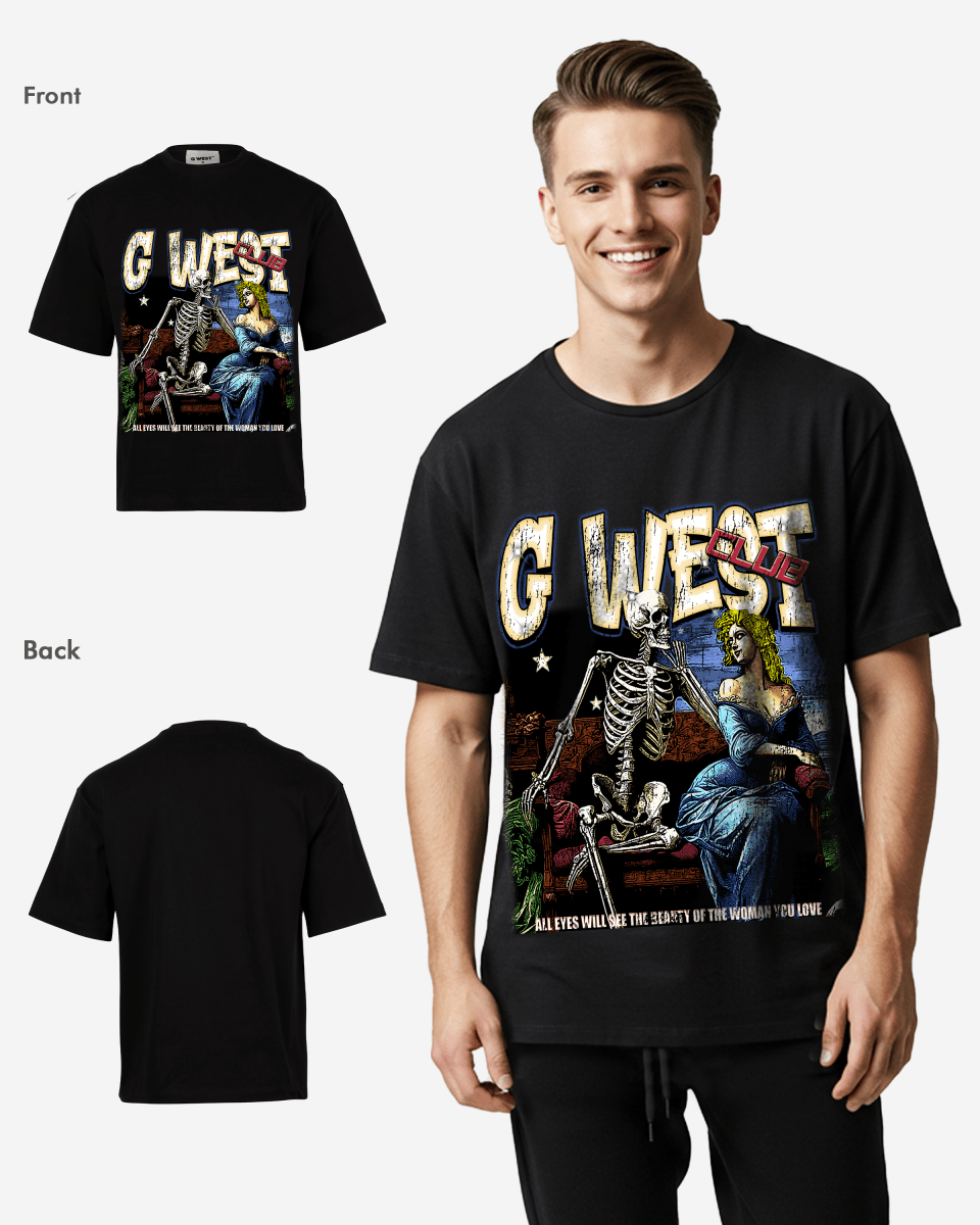G West Love Beyond Life Oversized Tee