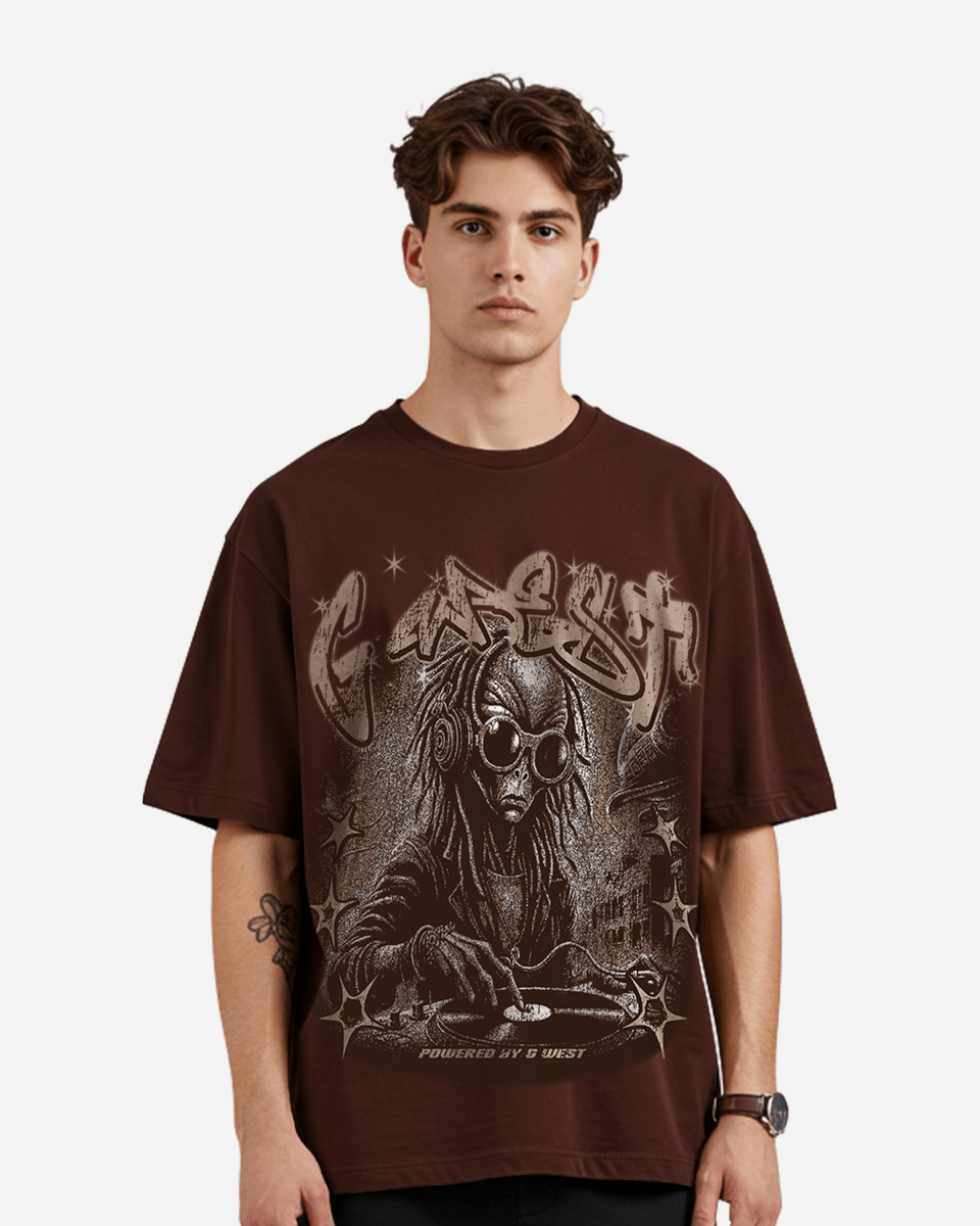 G West No Pulse, Just Vibes Oversized Tee