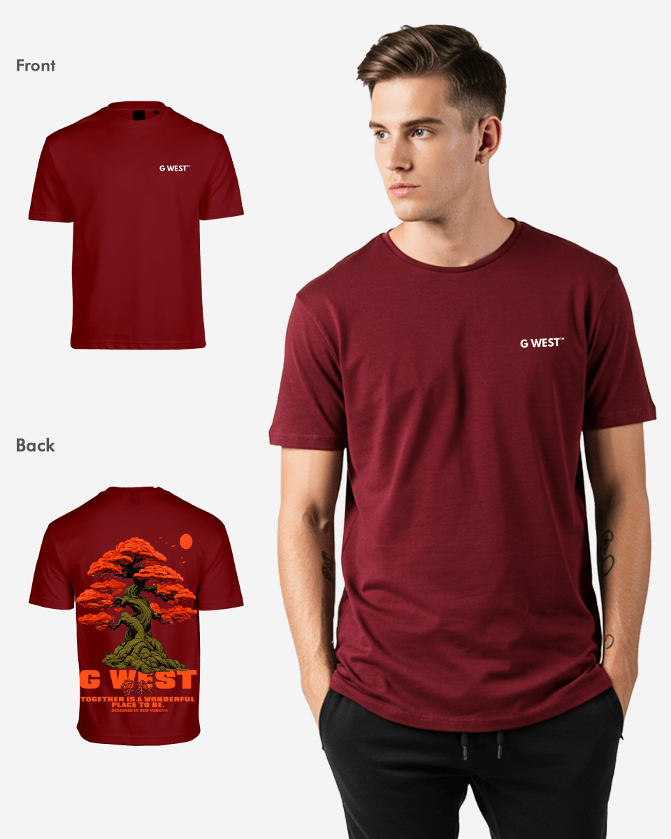 G West Mens Oversized Bonsai Tee
