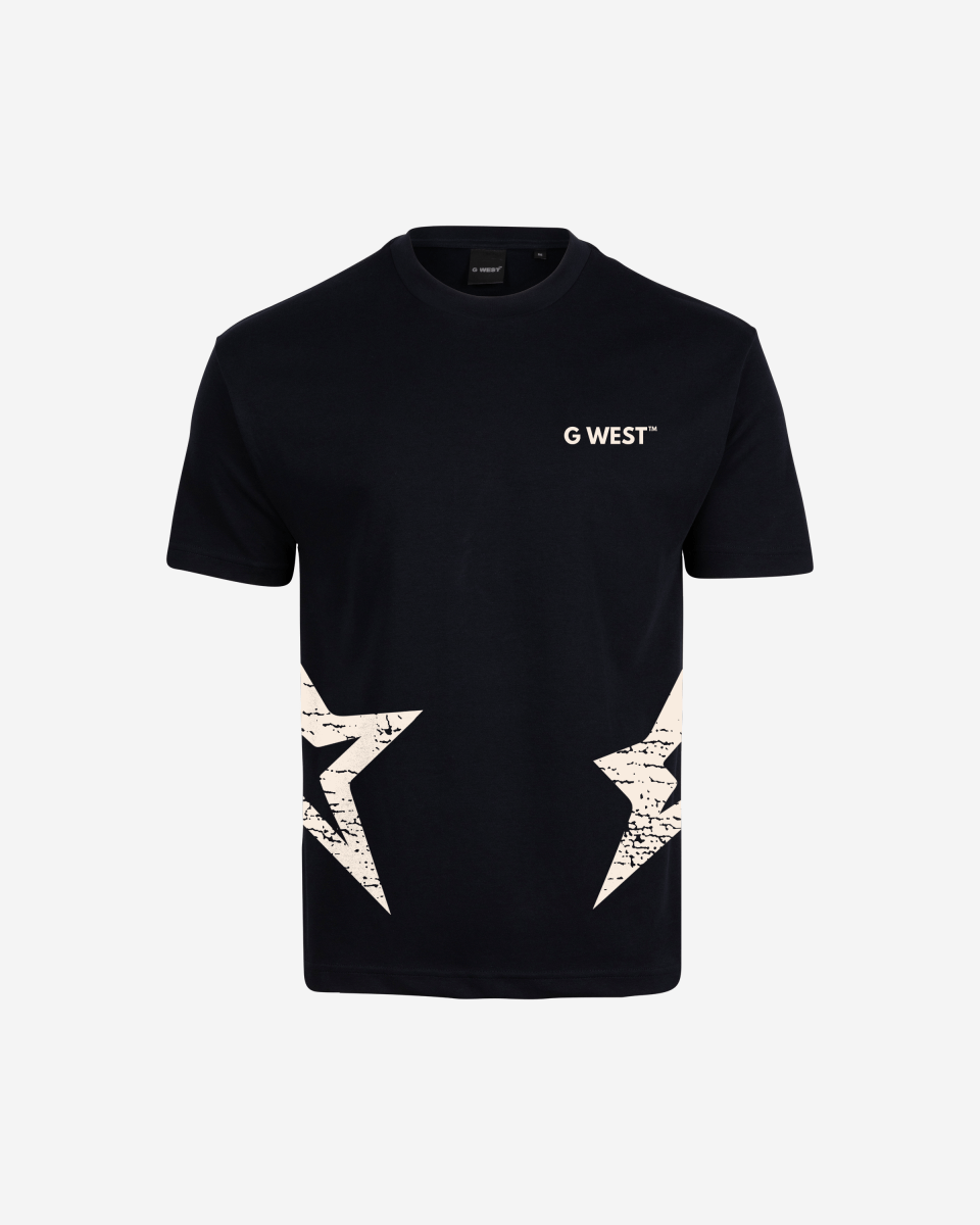 G West Mens Oversized Chicago Arch Logo Tee