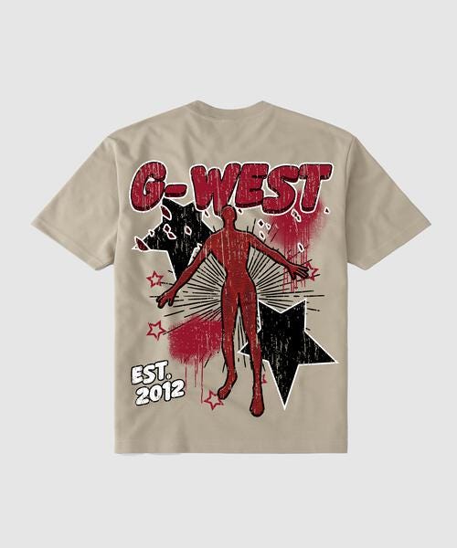 G West Oversized Dazzling Dynamo T Shirt Mens