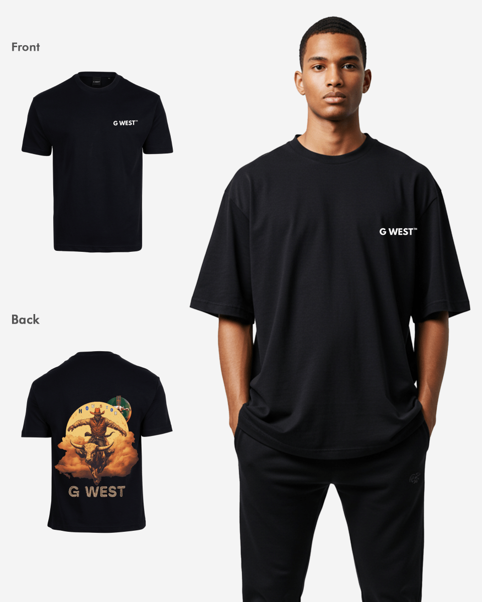 G West Oversized Houston Rodeo T-Shirt Mens