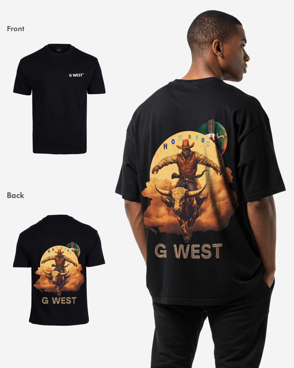 G West Oversized Houston Rodeo T-Shirt Mens