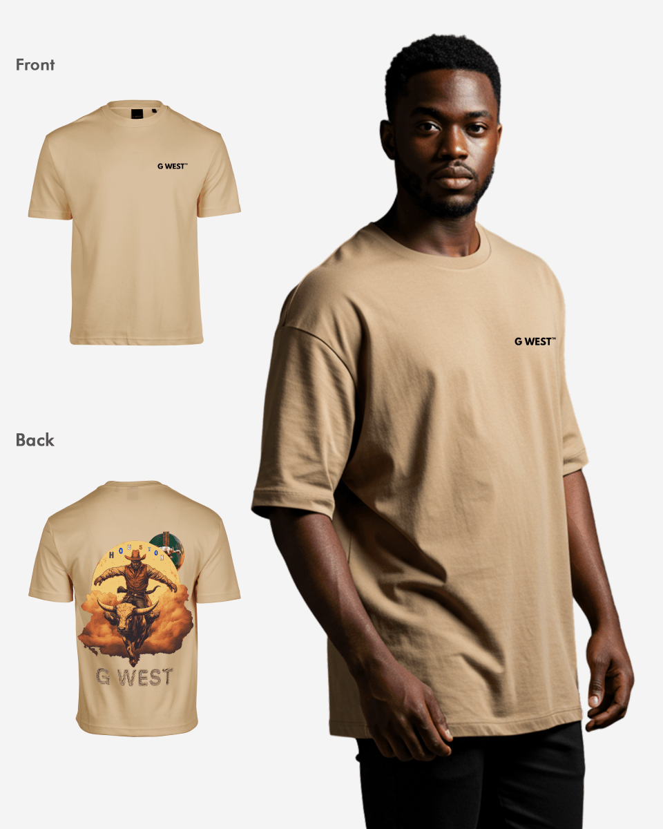 G West Oversized Houston Rodeo T-Shirt Mens