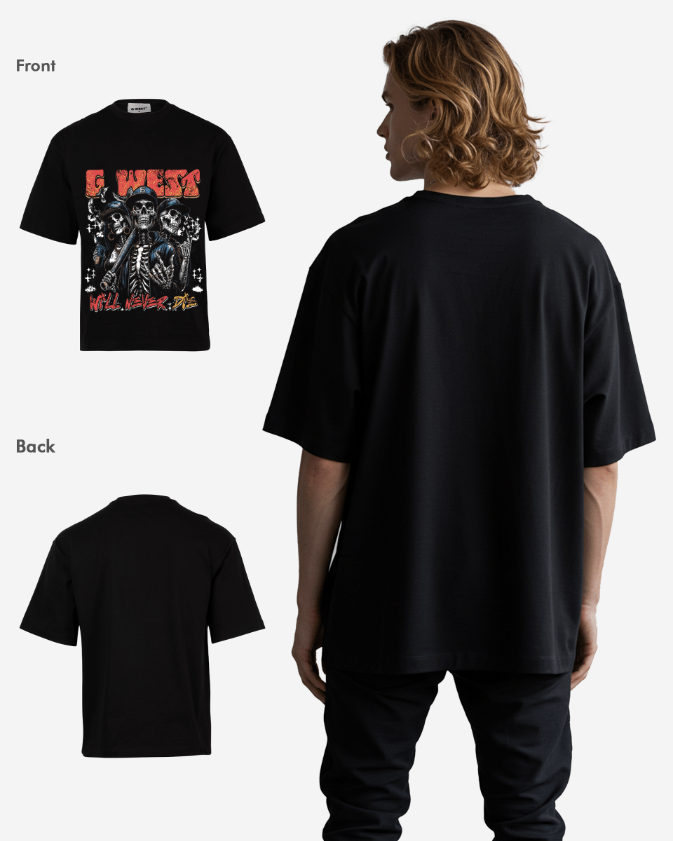 G West Rhinestone I Love My Game Oversized Tee
