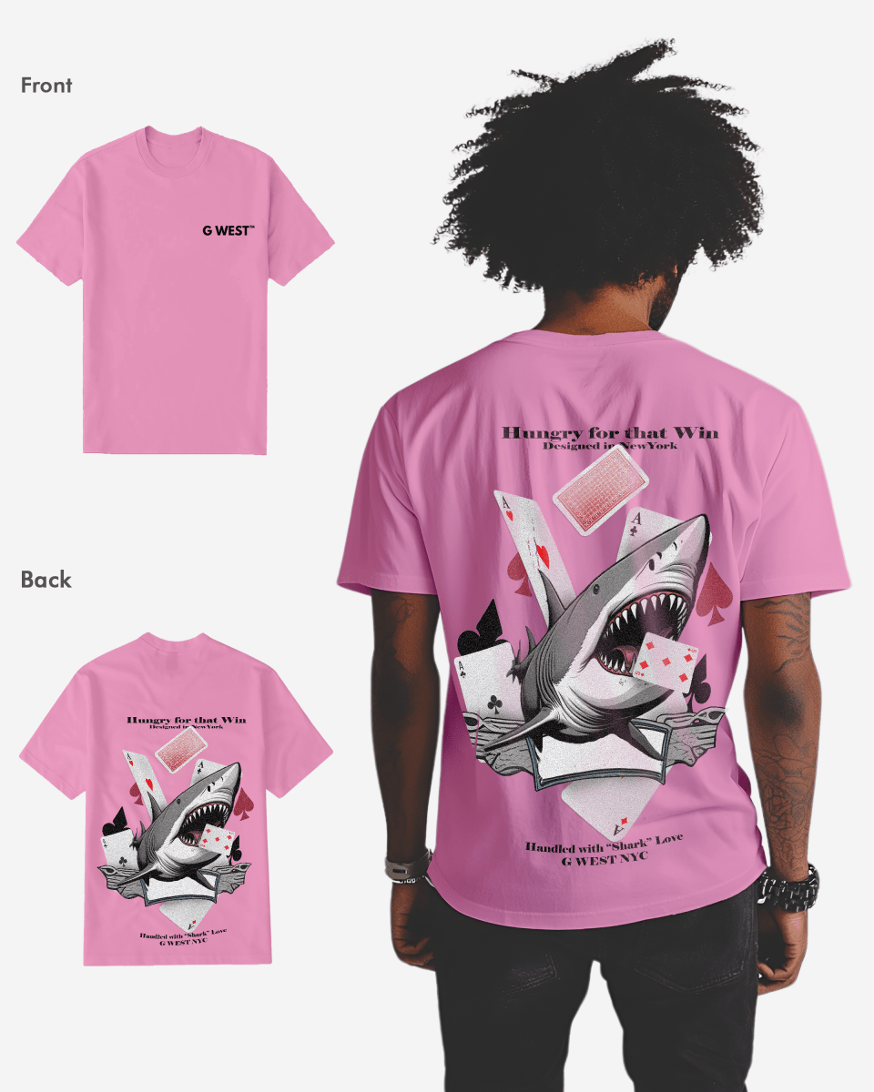 G West Mens Spade Of Sharks T Shirt