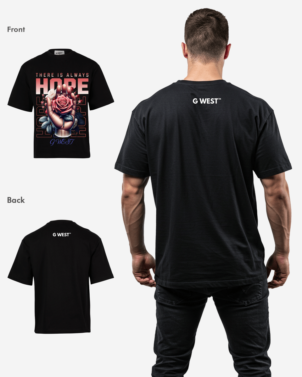 G WEST THERE IS ALWAYS HOPE OVERSIZED T-Shirt Mens
