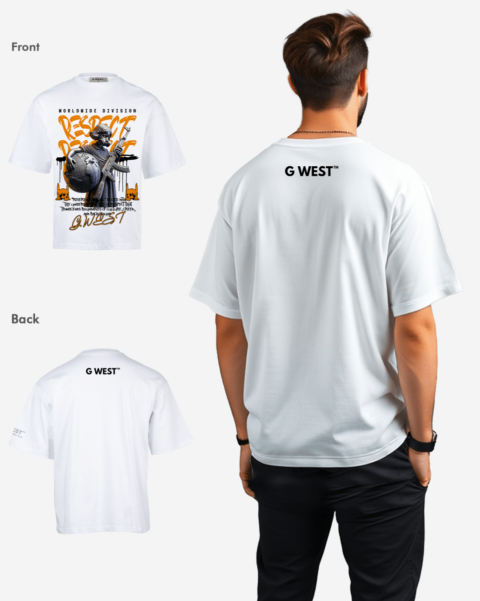 G WEST UNSEEN BATTLE OVERSIZED T-Shirt Mens