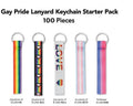 Gay Pride Keychain Bundle (100 Pieces)