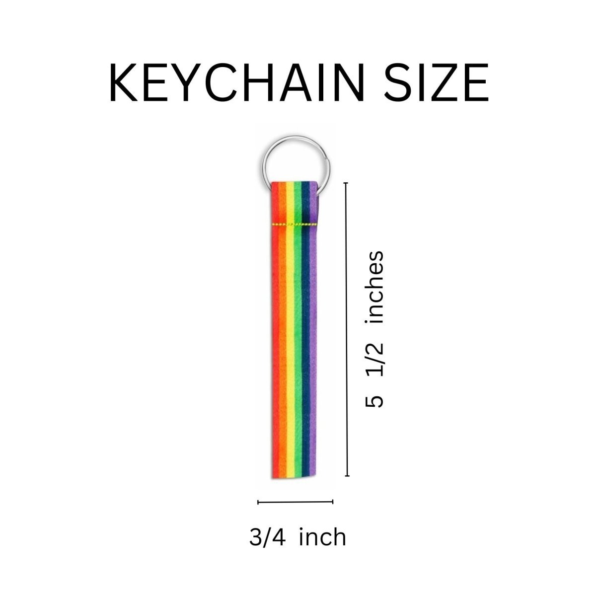 Gay Pride Keychain Bundle (100 Pieces)