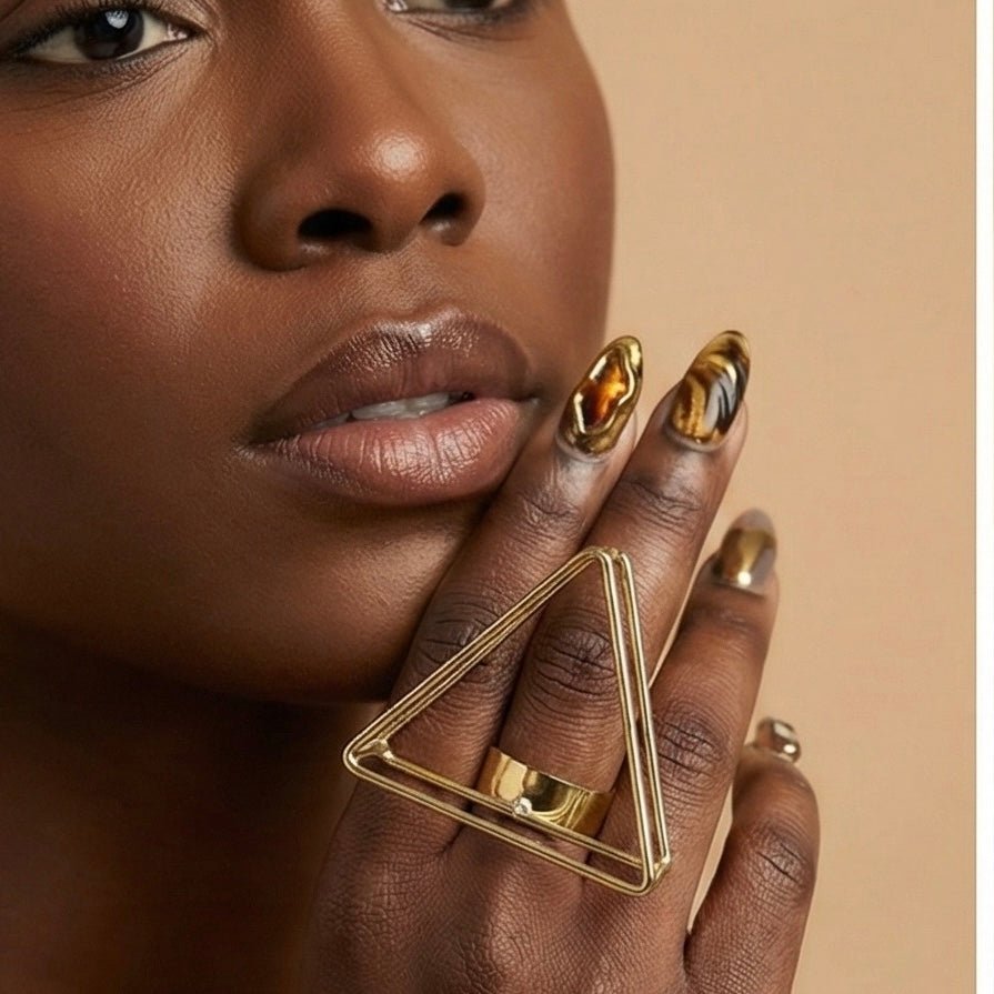 Triangular Prism
 Statement Ring