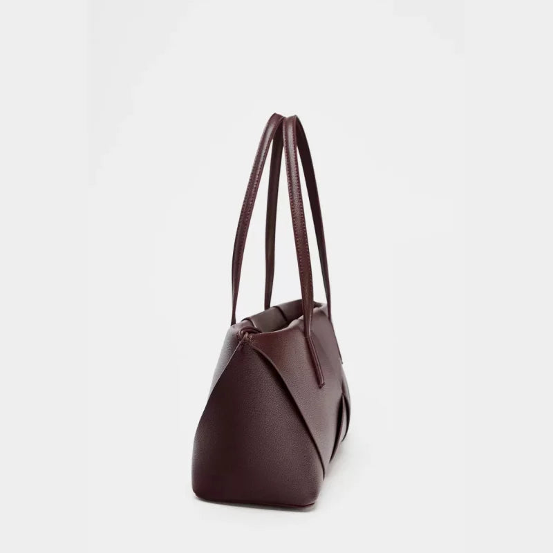 Gevora Leather Shoulder Bag