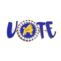 Sorority Brooch Sigma Gamma Vote Pin for Women Stylish Accessory