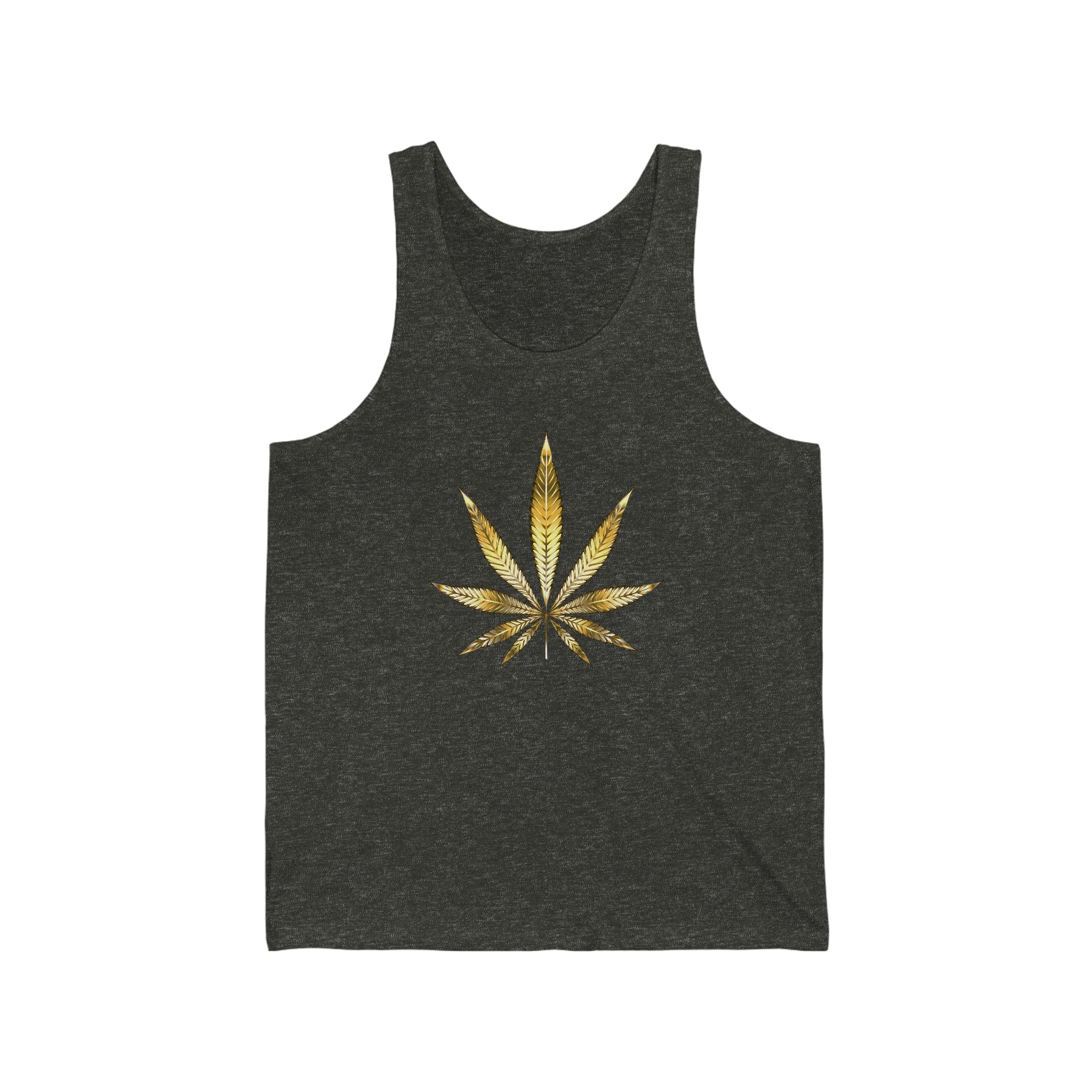 Gold Marijuana Jersey Tank