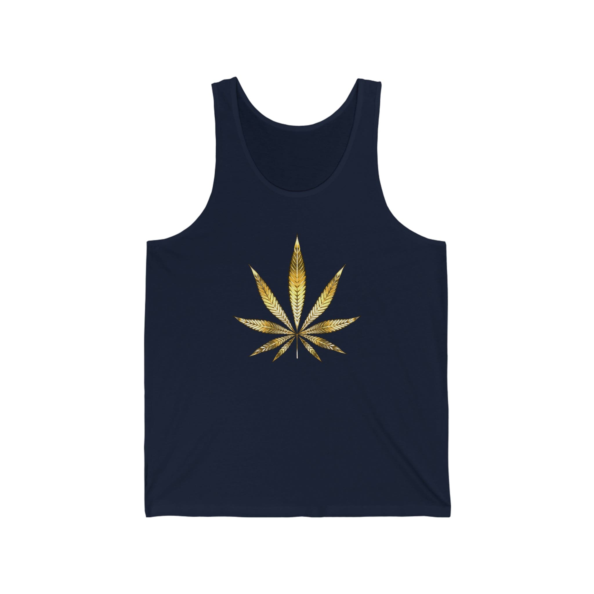 Gold Marijuana Jersey Tank