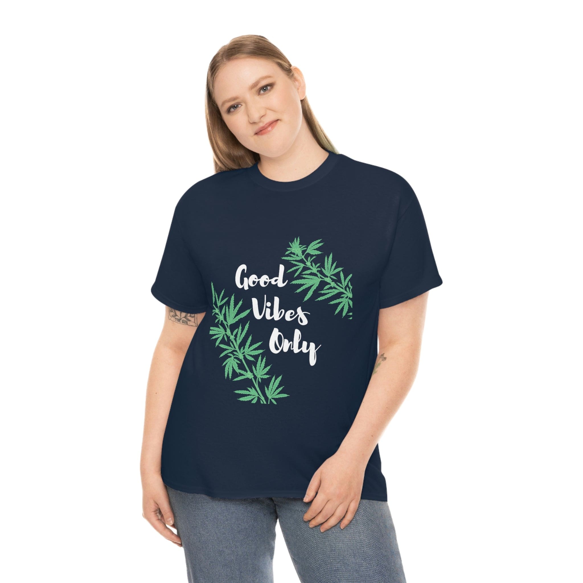 Good Vibes Only Leaf T-Shirt