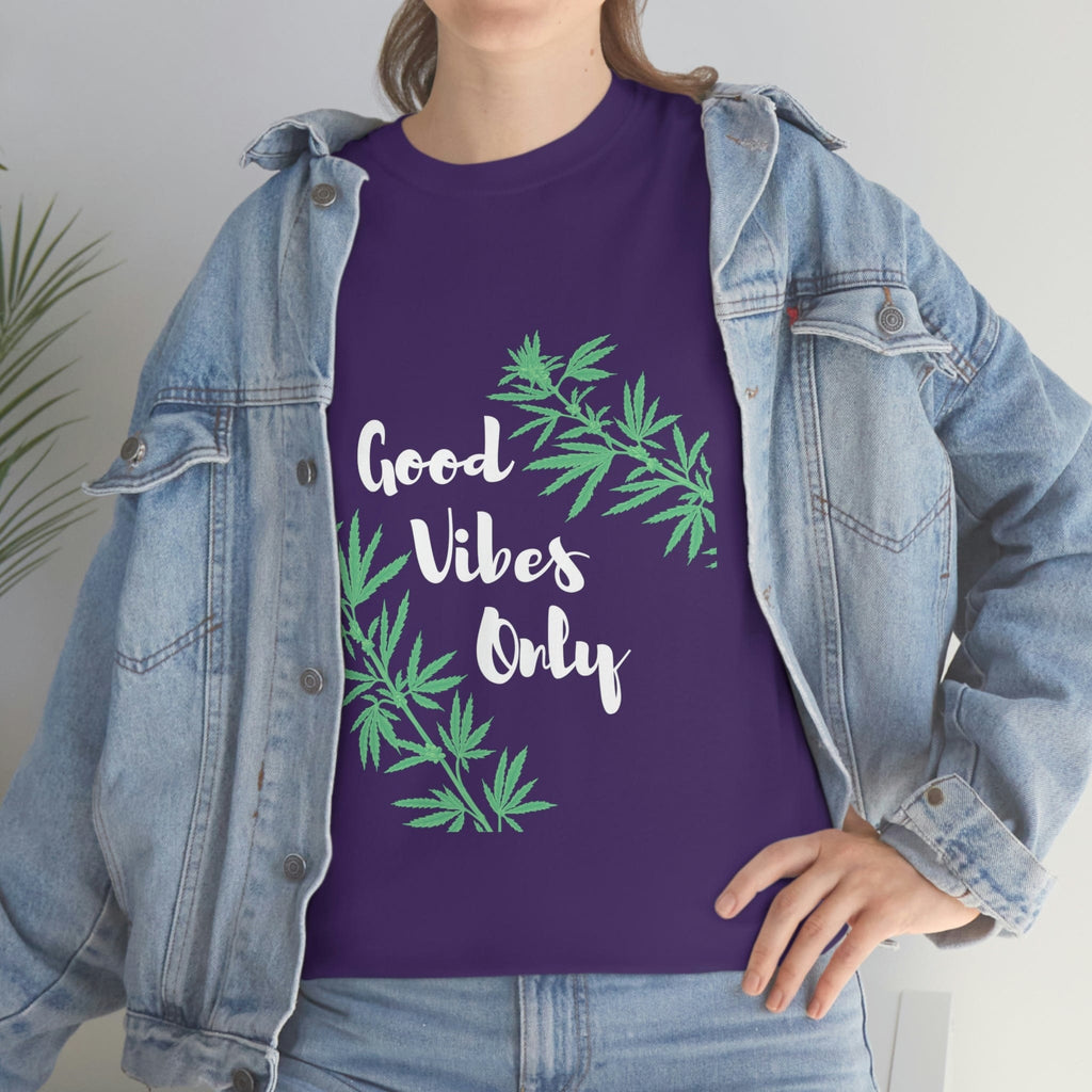 Good Vibes Only Leaf T-Shirt