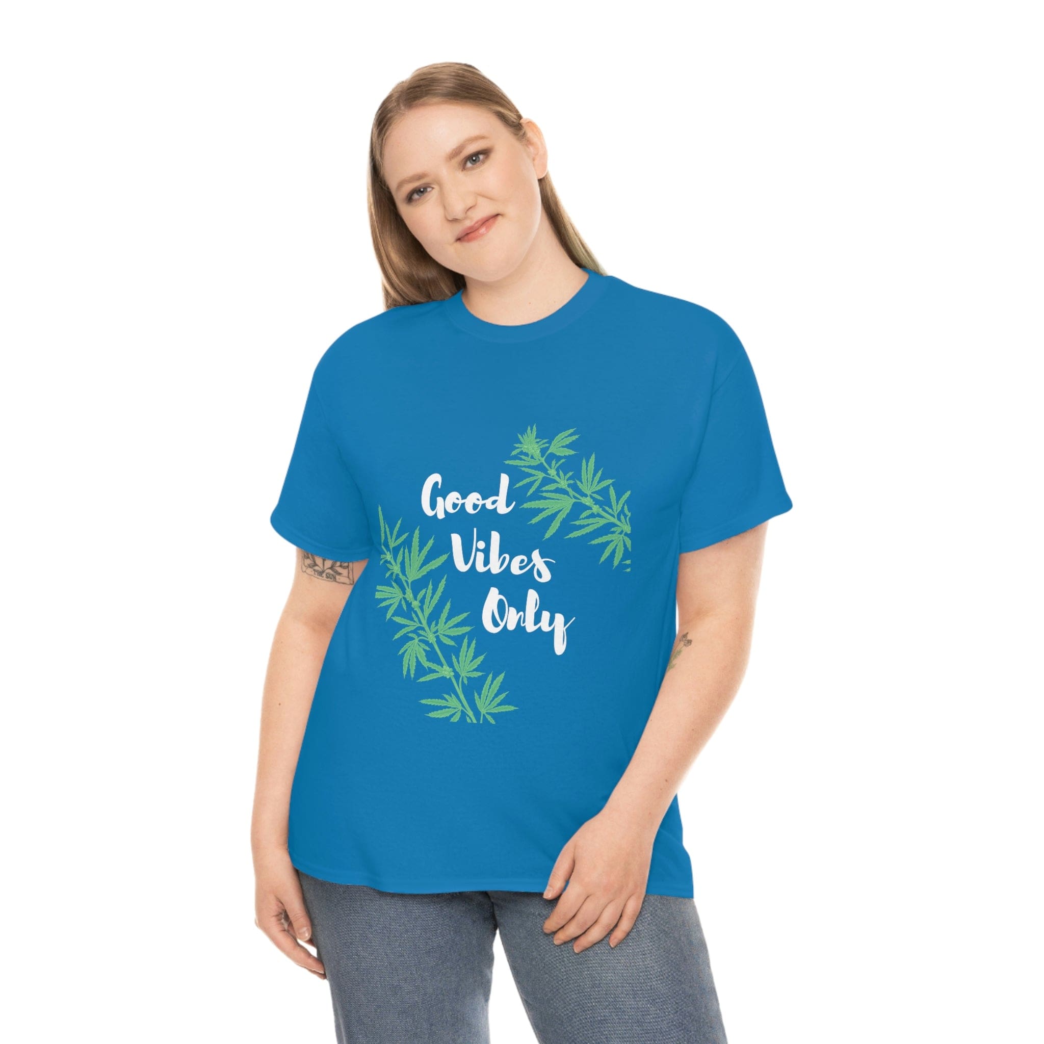 Good Vibes Only Leaf T-Shirt