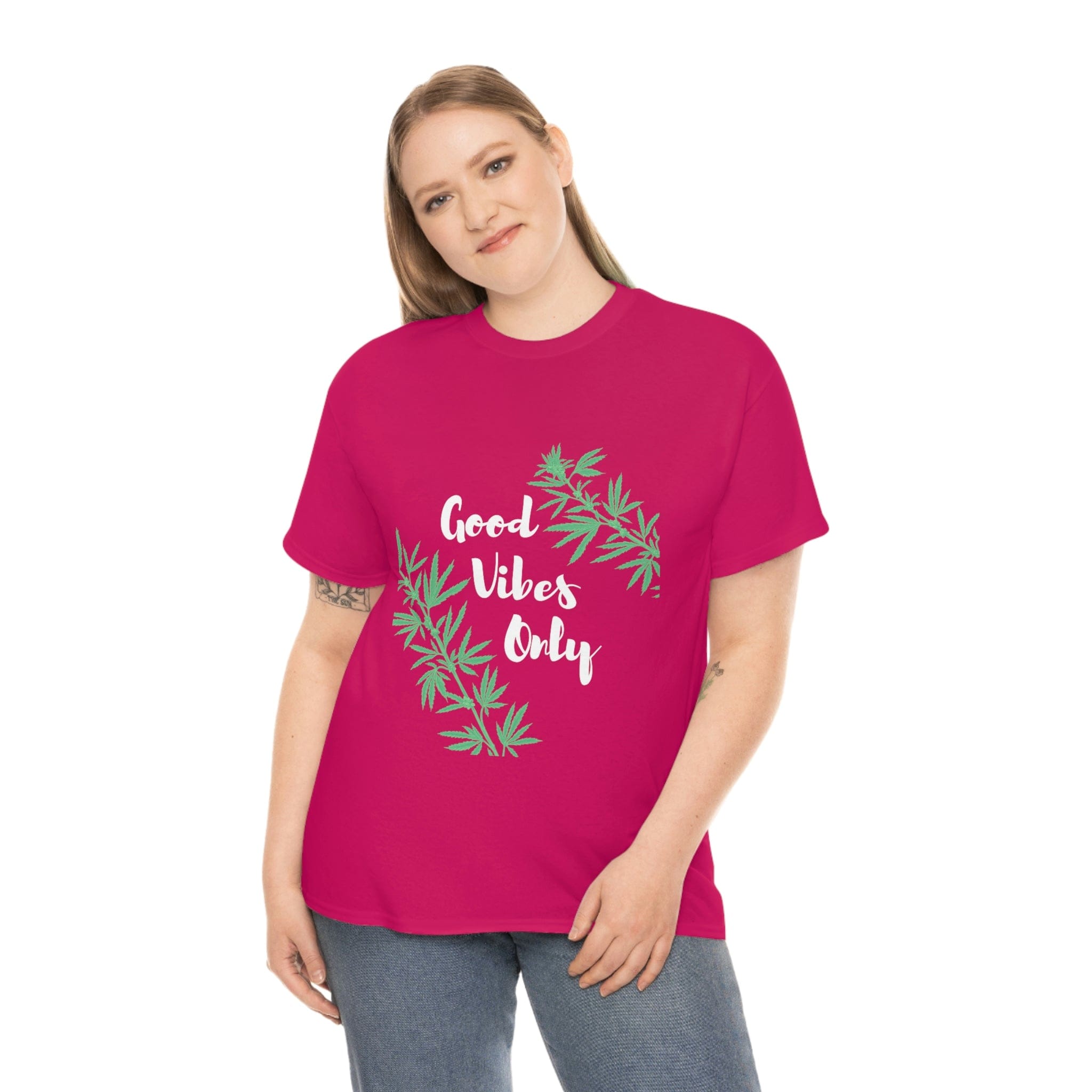 Good Vibes Only Leaf T-Shirt