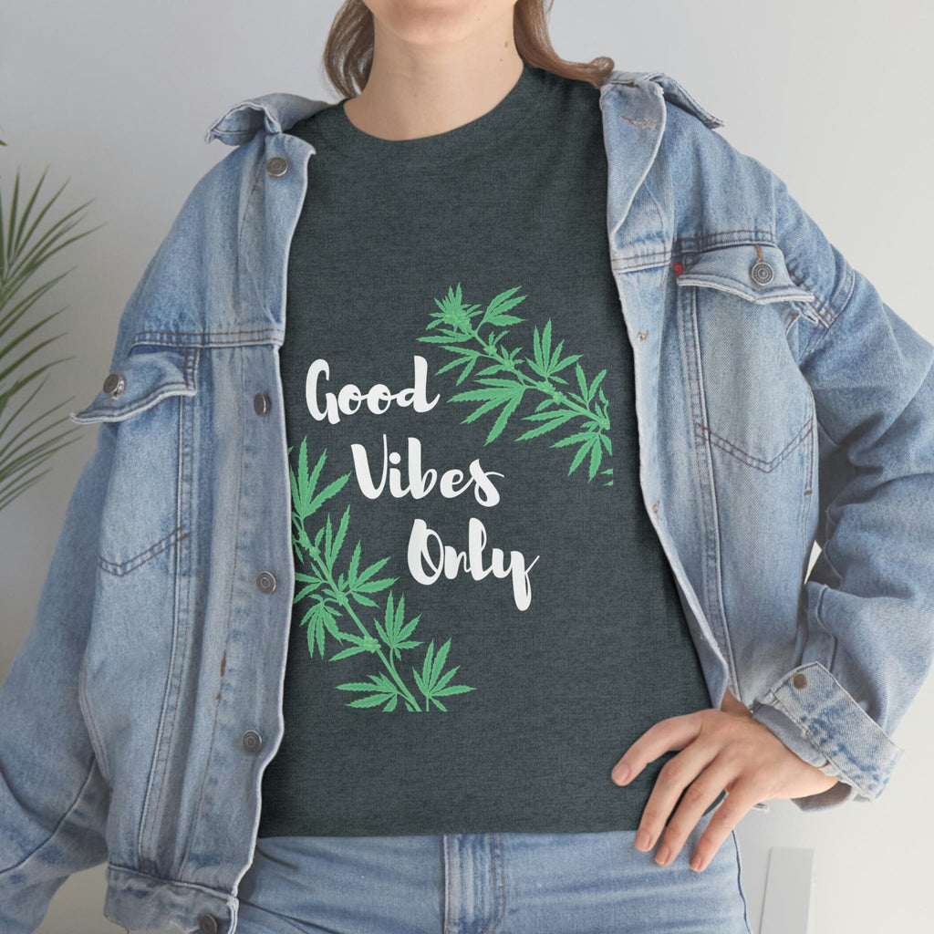Good Vibes Only Leaf T-Shirt
