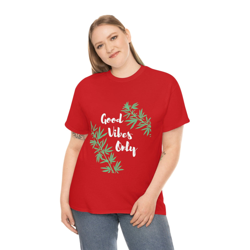 Good Vibes Only Leaf T-Shirt