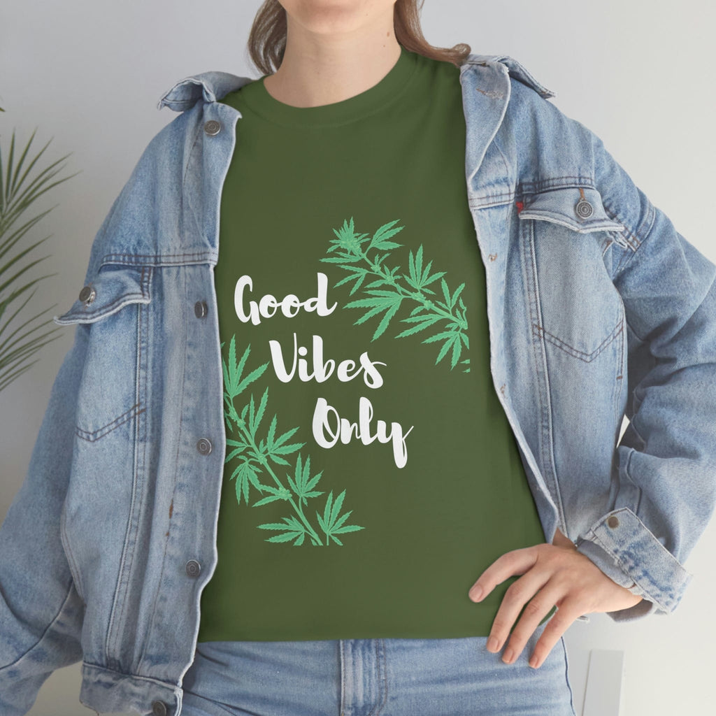 Good Vibes Only Leaf T-Shirt