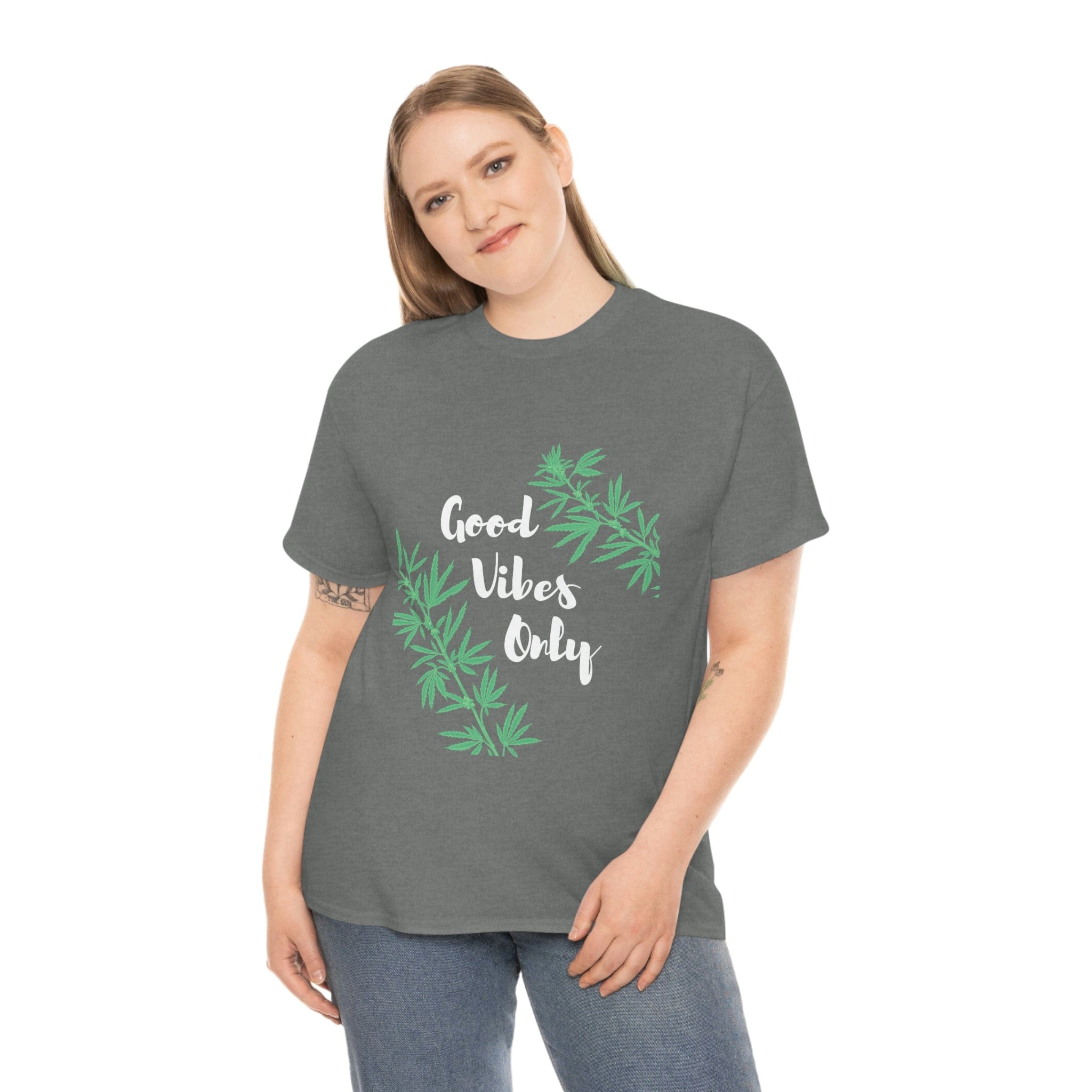 Good Vibes Only Leaf T-Shirt
