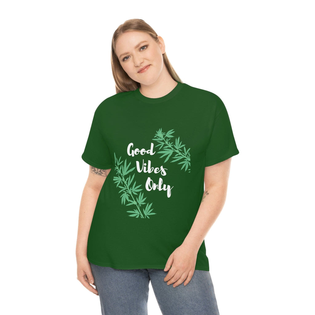 Good Vibes Only Leaf T-Shirt