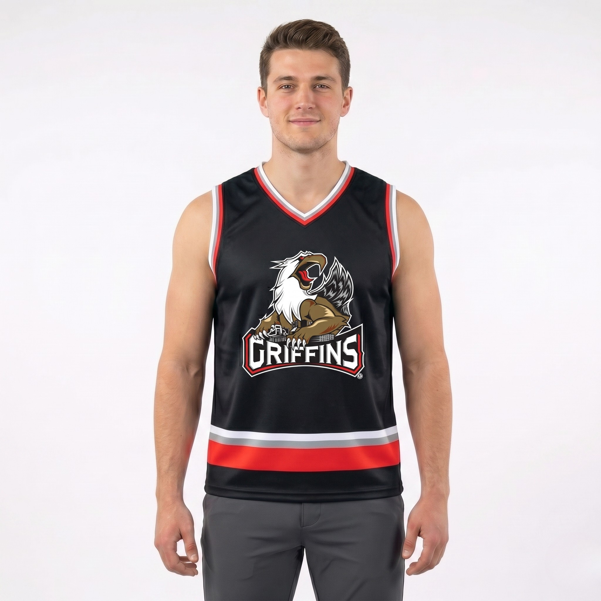 Grand Rapids Griffins AHL Licensed Replica Jersey Performance Men's Tank