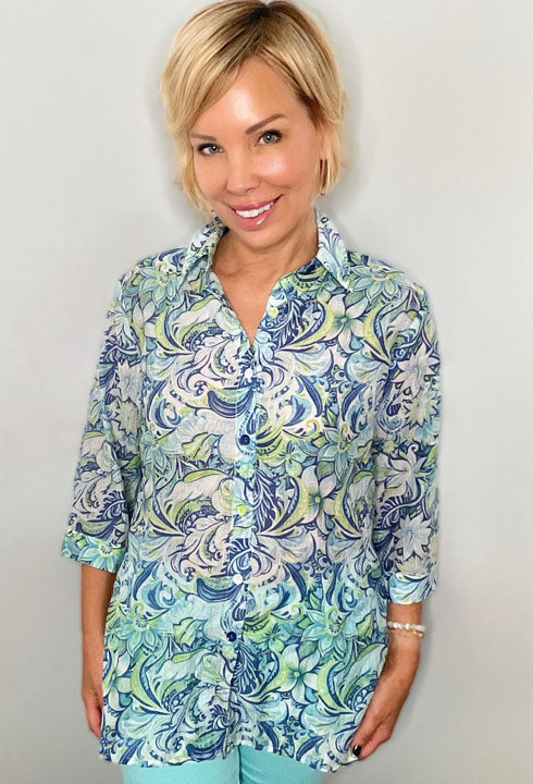 Lightweight Summer Print Top