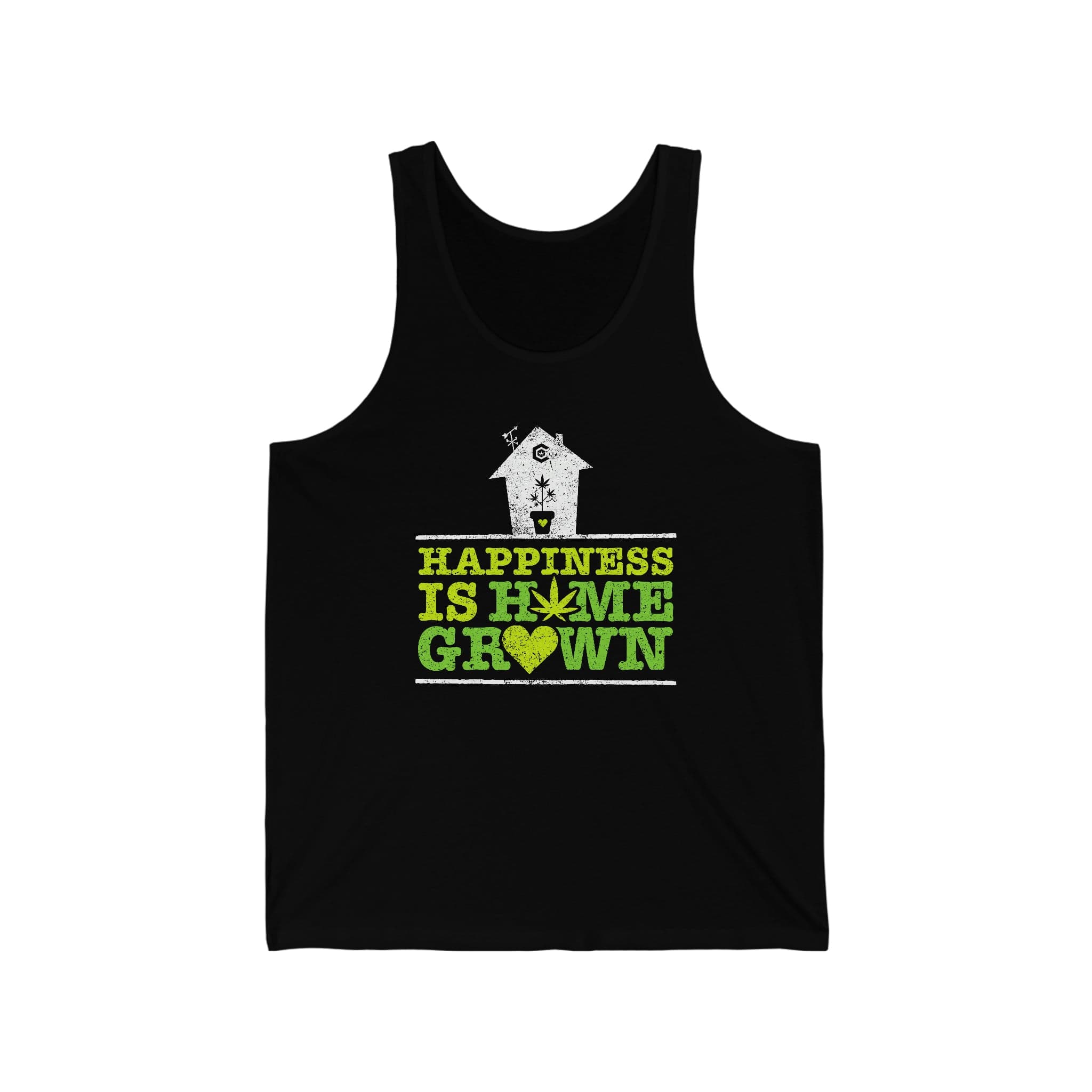 Happiness is Homegrown Cannabis Jersey Tank