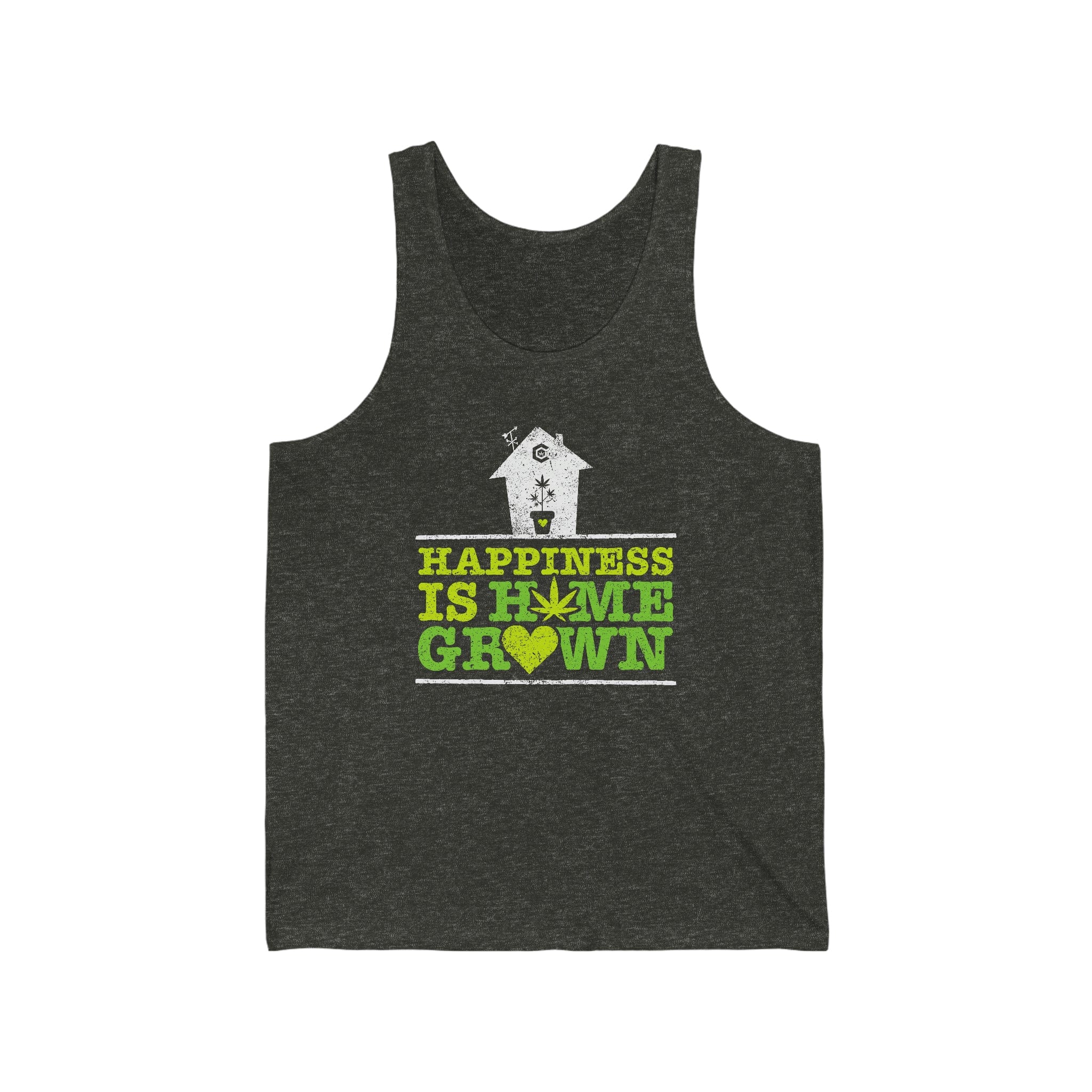 Happiness is Homegrown Cannabis Jersey Tank