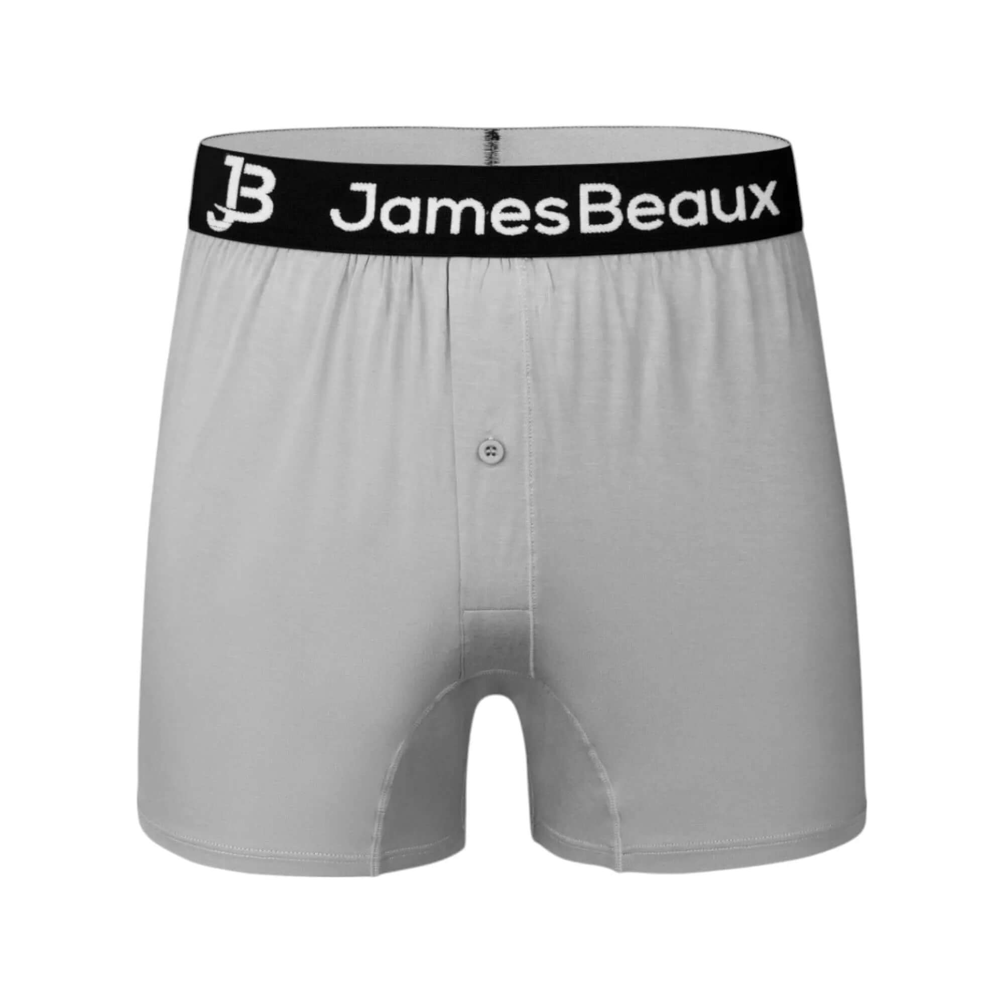 Men's Bamboo Anti-Chafing & Breathable Boxer Shorts (3-Pack) | Heather Gray
