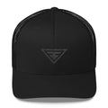 Hero Black on Black Snapback Trucker Hat
