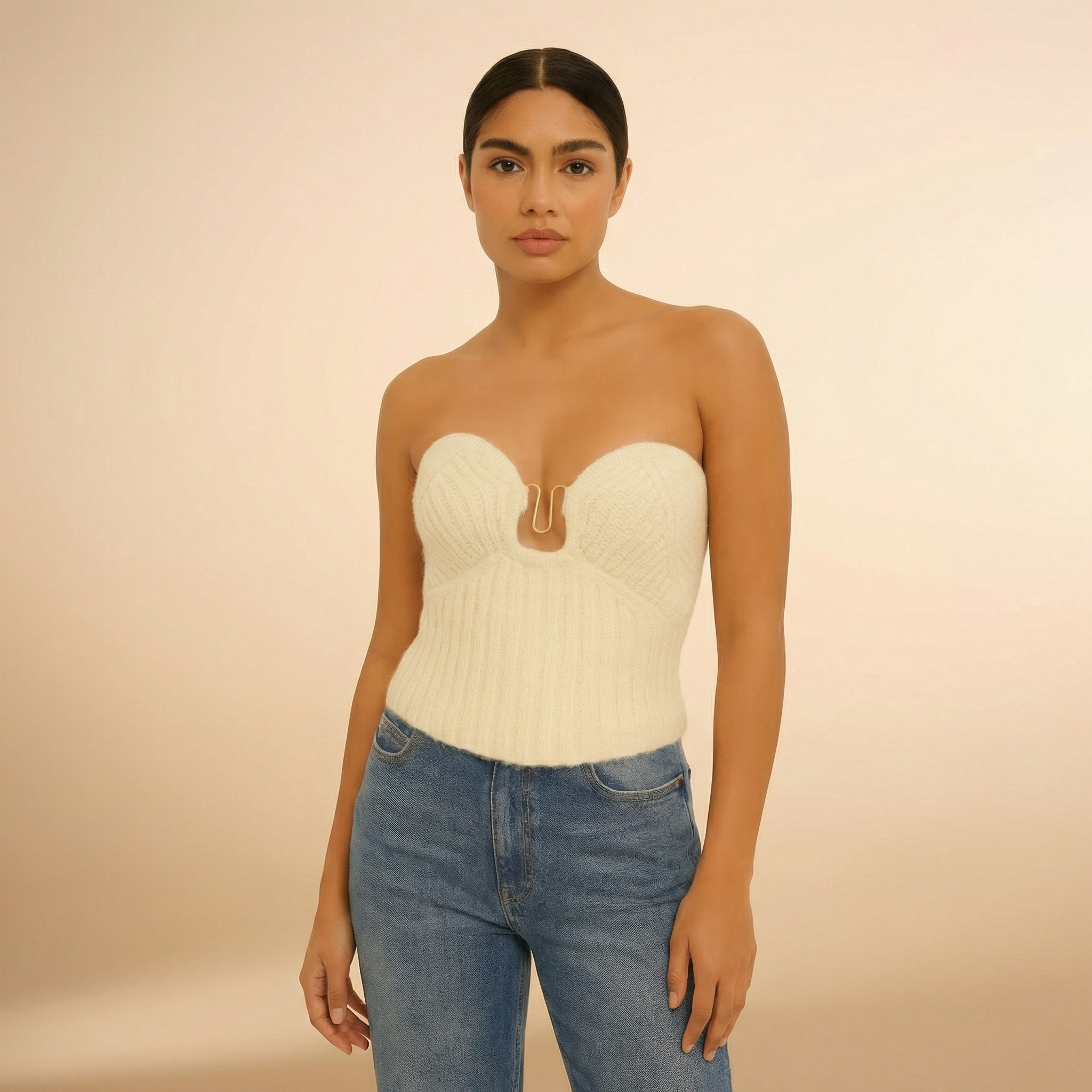Sleek Knit Tube Top