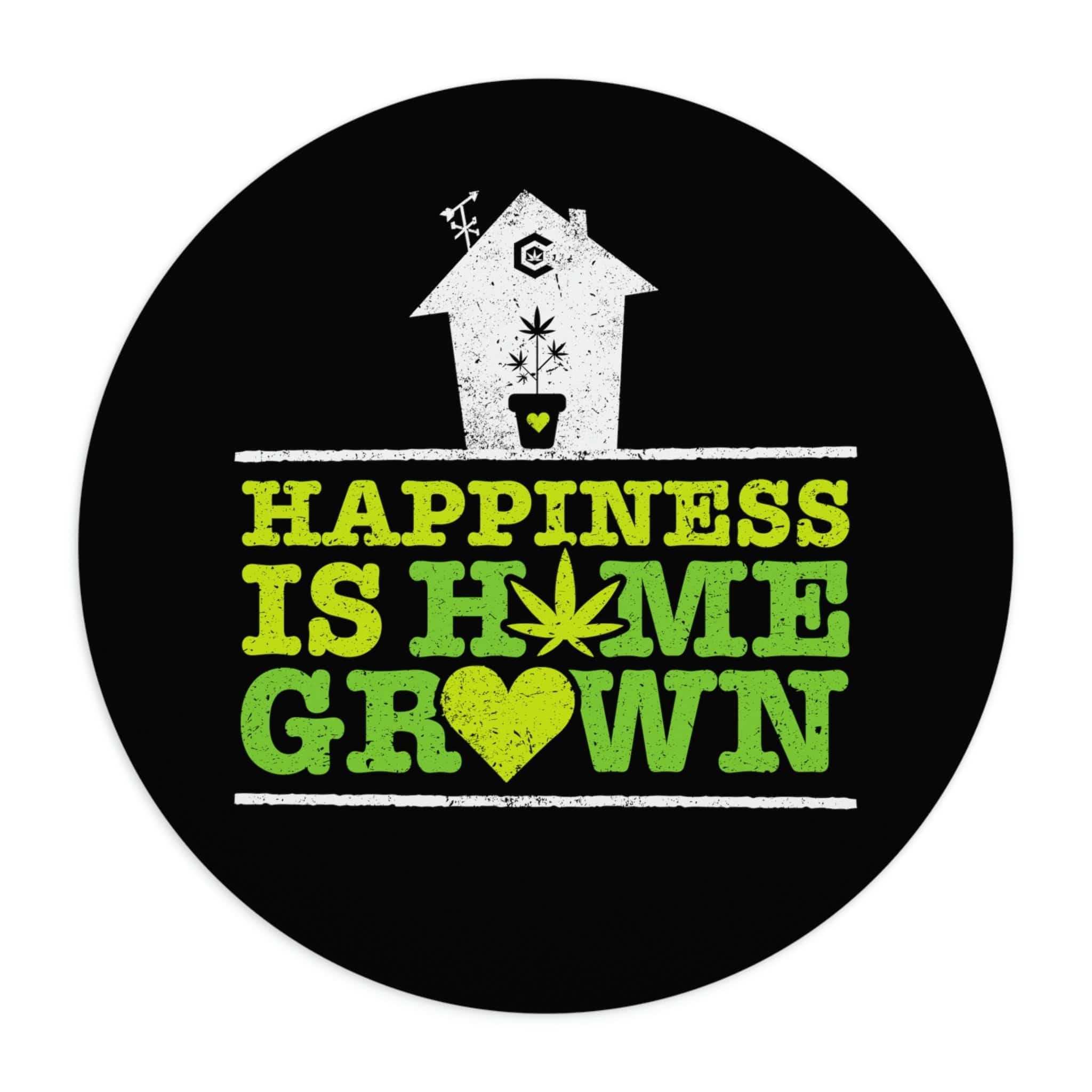 Happiness is Homegrown Mouse Pad