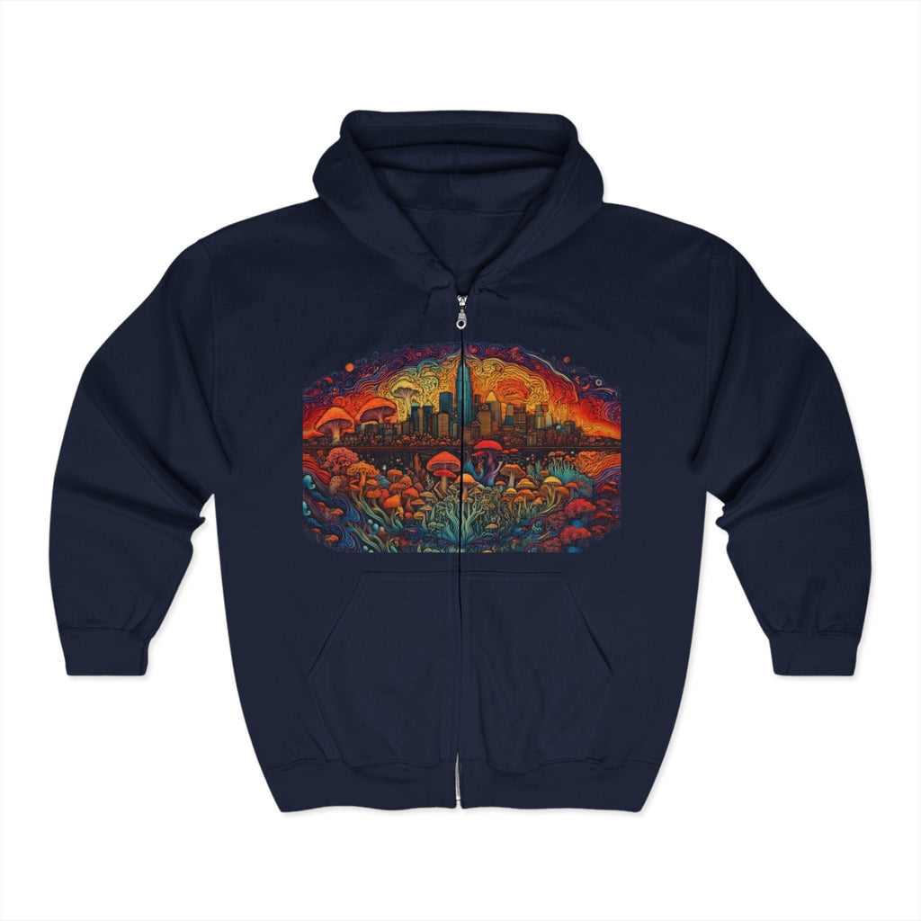 Hoodie - graffiti CTDSF branded Zip Sweatshirt