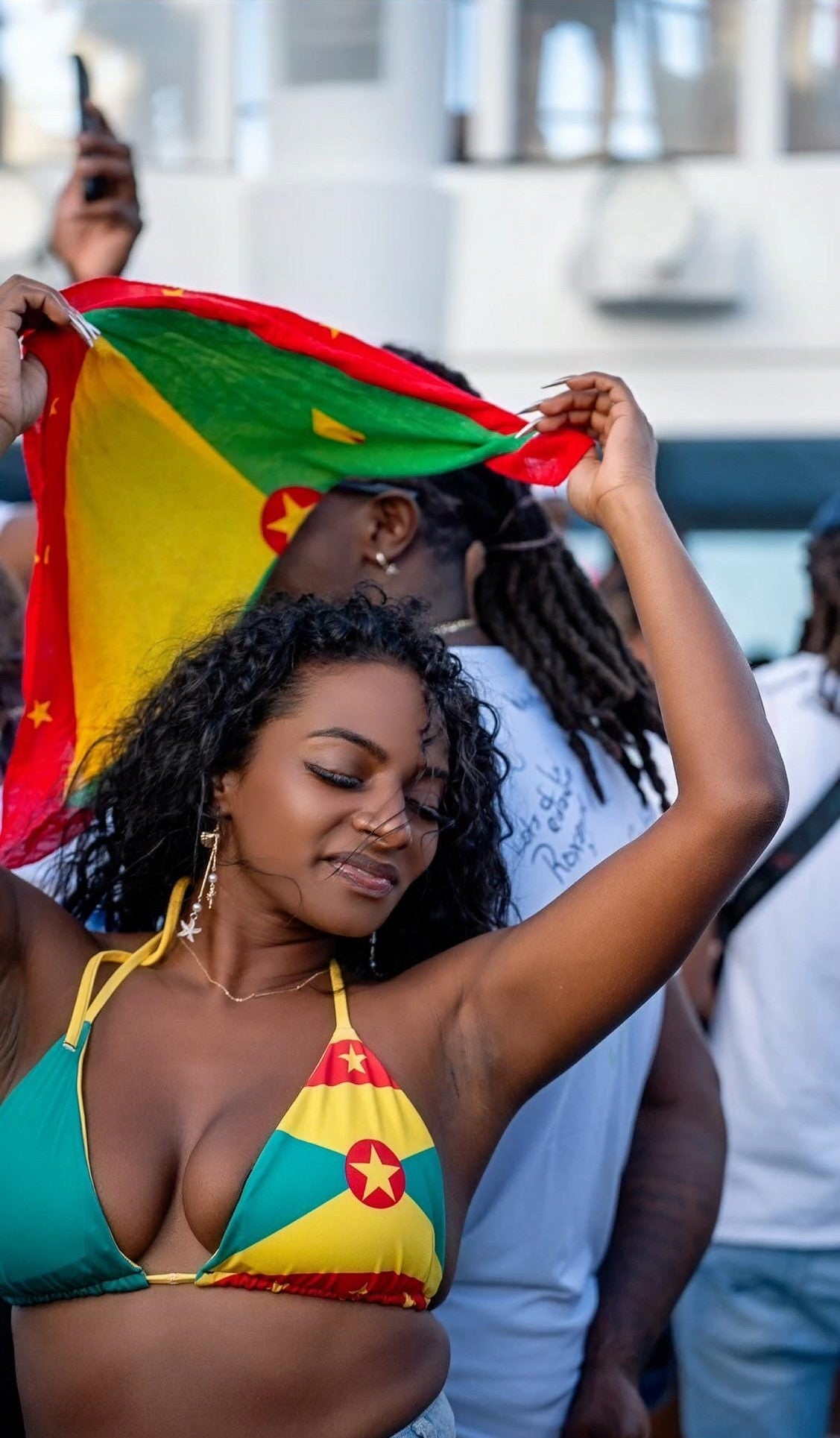 Grenada Flag String Bikini