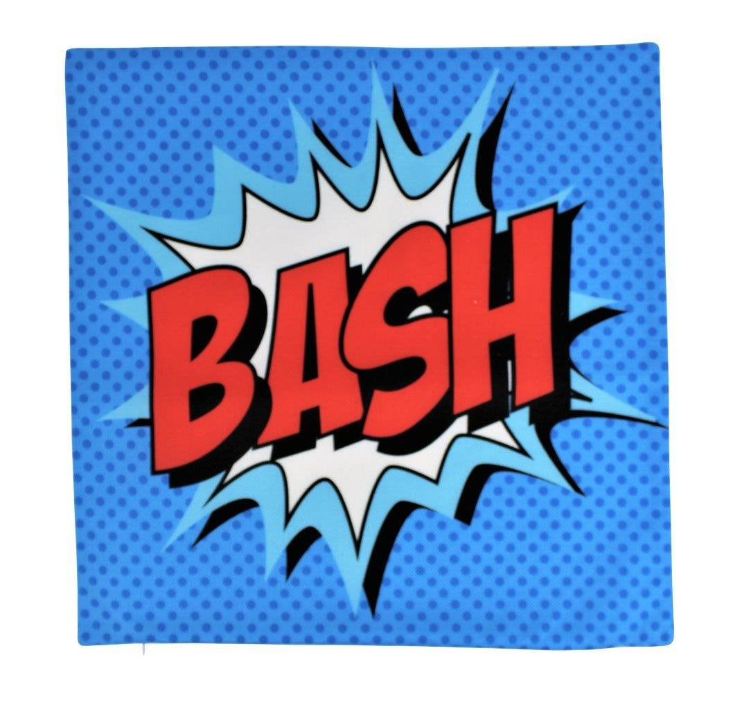 BASH | Anime | Fun Gifts | Pillow Cover | Home Decor | Superhero |