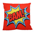 BAM | Red |  Anime | Fun Gifts | Pillow Cover | Home Decor | Throw