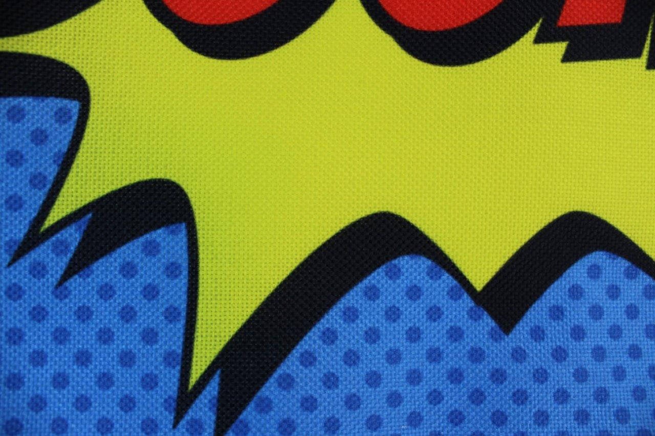 BOOM | Red |  Anime | Fun Gifts | Pillow Cover | Home Decor | Throw