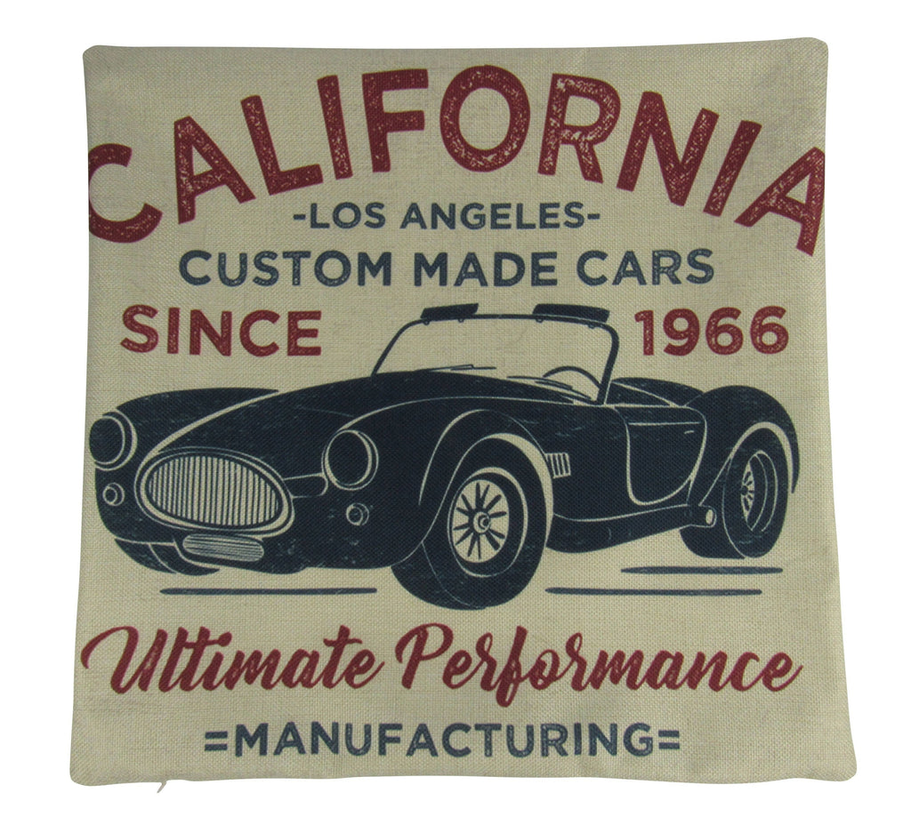 California Cars | Pillow Cover |  Throw Pillow | Dad Gift | Classic