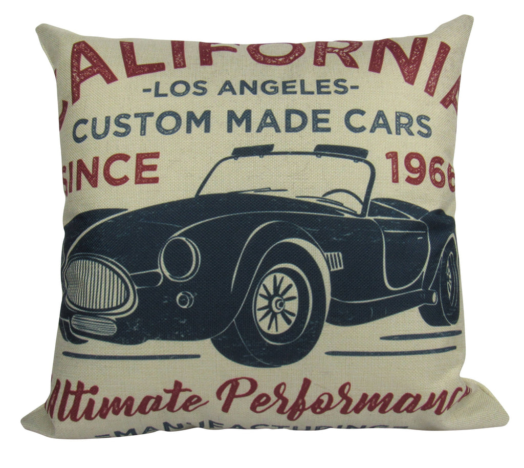 California Cars | Pillow Cover |  Throw Pillow | Dad Gift | Classic