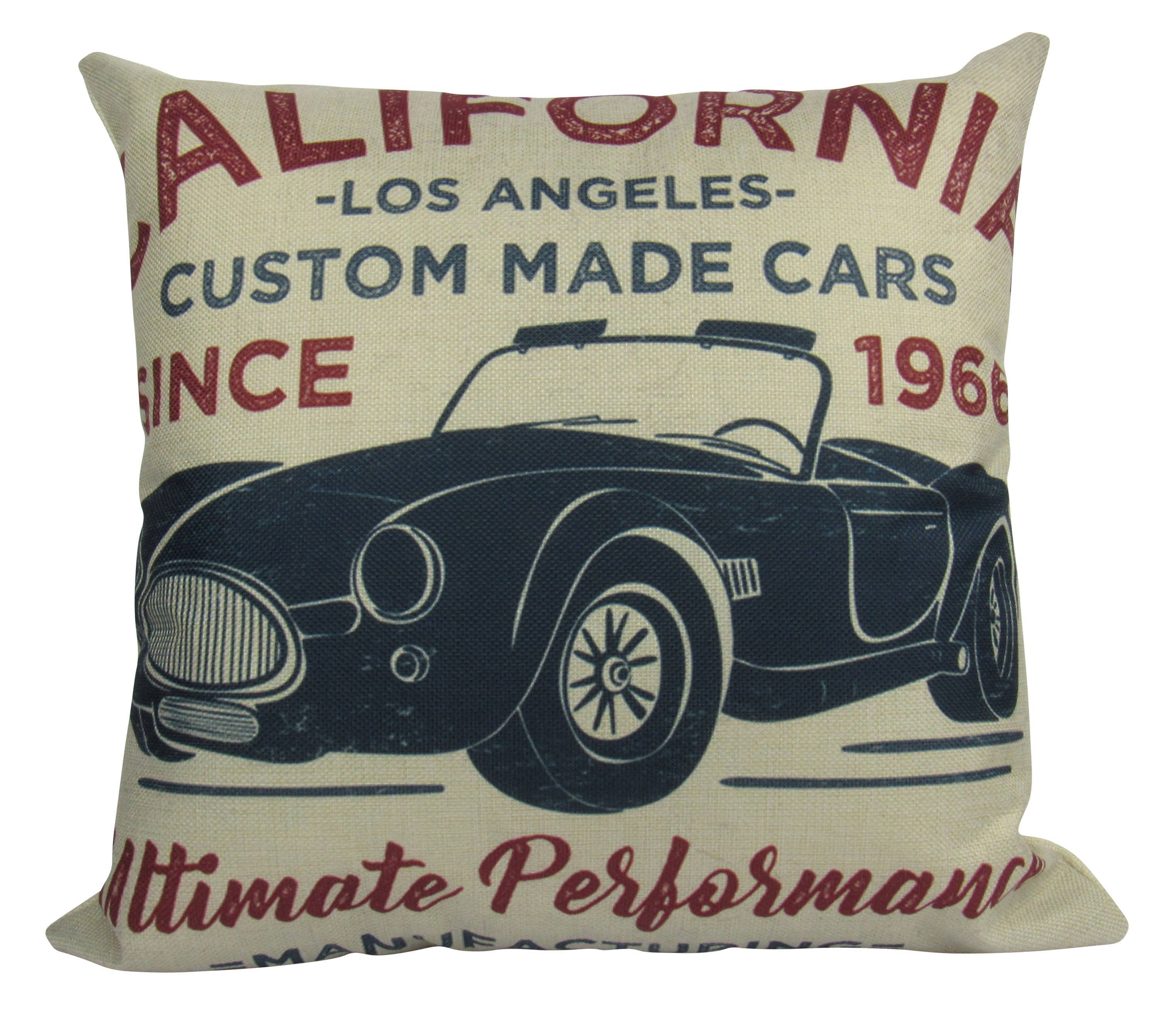 California Cars | Pillow Cover |  Throw Pillow | Dad Gift | Classic
