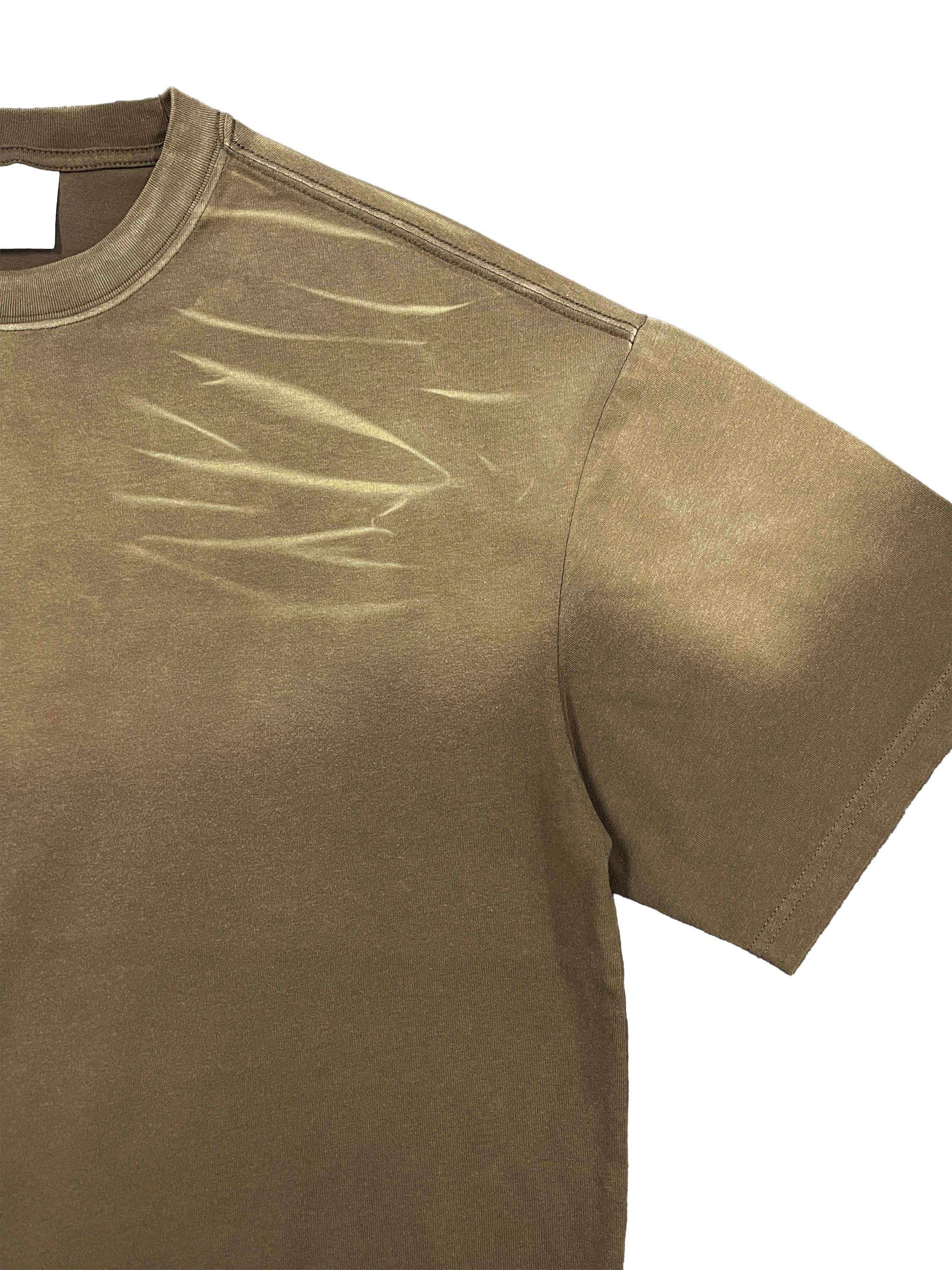 Amaru Khan Stars Deux Vintage Washed Tiger Stripes Dyed Gradient T-Shirt