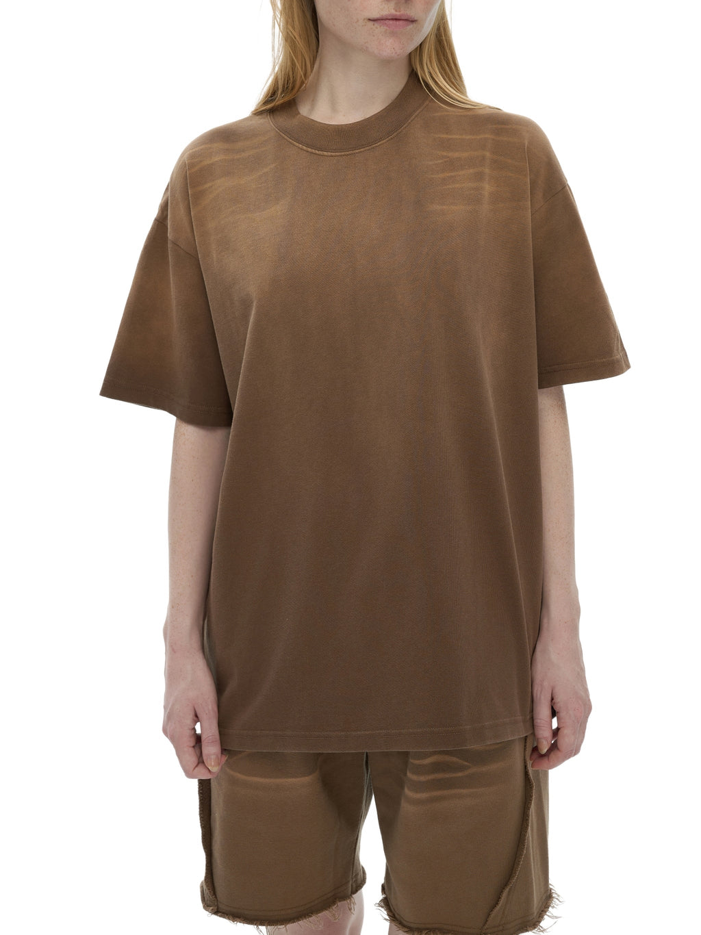 Amaru Khan Stars Deux Vintage Washed Tiger Stripes Dyed Gradient T-Shirt