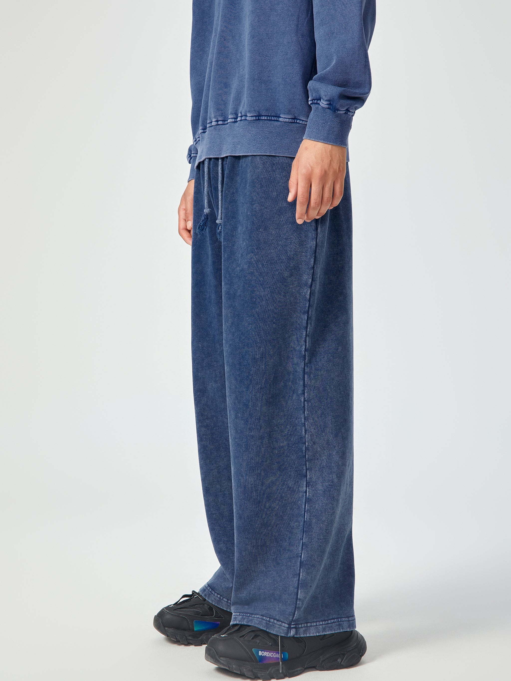 Amaru Khan Stars Acid Wash Straight Leg Pants