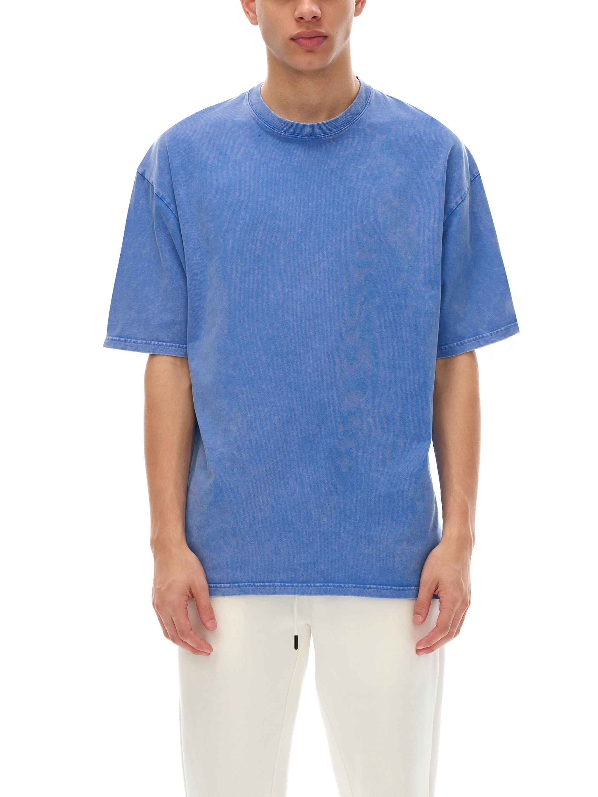 Maneater - Snow Washed Oversized Cotton T-Shirt