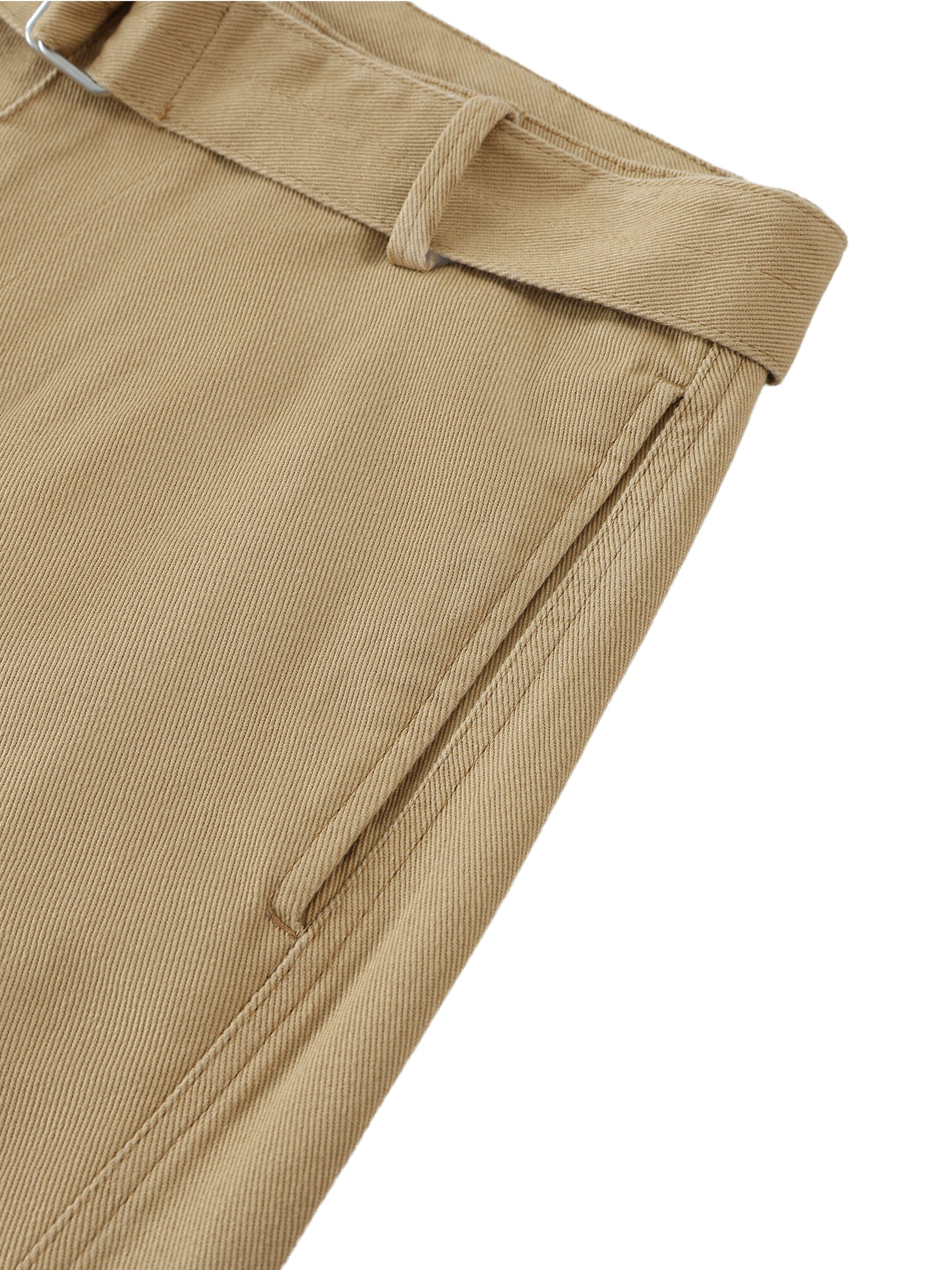 RaTChet BunneeZ Belted Barrel-leg Chino Pants